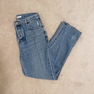 PacSun Straight Leg 5 Button Long Denim Jeans